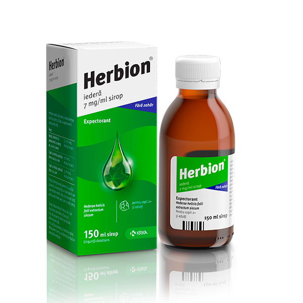 Medicamente fara reteta (OTC) - HERBION IEDERA 7 MG/ML SIROP * 150 ML, farmacom.ro