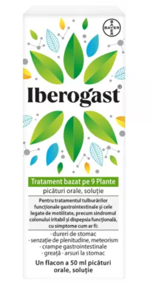 Medicamente fara reteta (OTC) - IBEROGAST PIC ORALE SOL * 50 ML, farmacom.ro