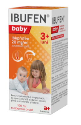 Medicamente OTC - fara reteta - Ibufen Baby 20mg/ml suspensie orala, 100ml, farmacom.ro