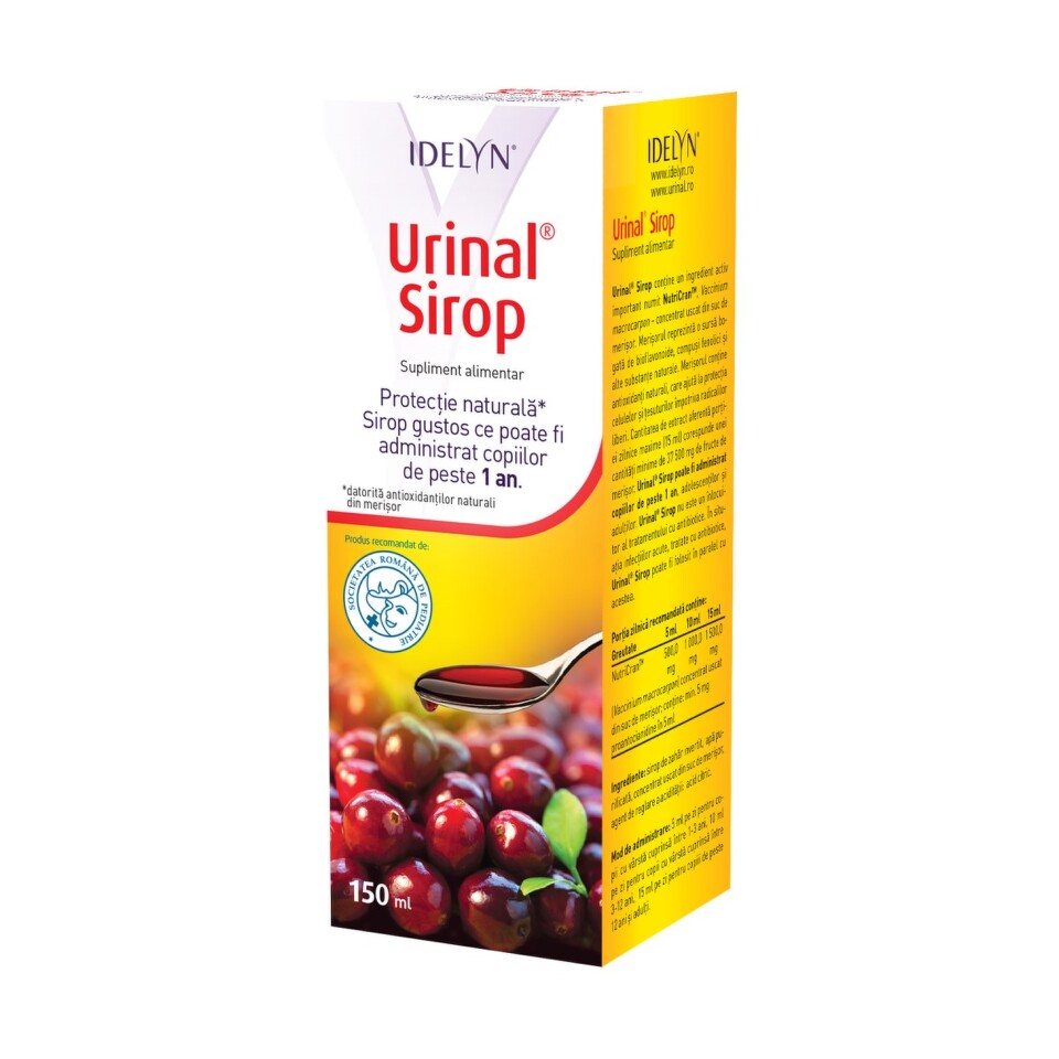 Aparatul urinar - IDELYN URINAL SIROP 150ML, farmacom.ro