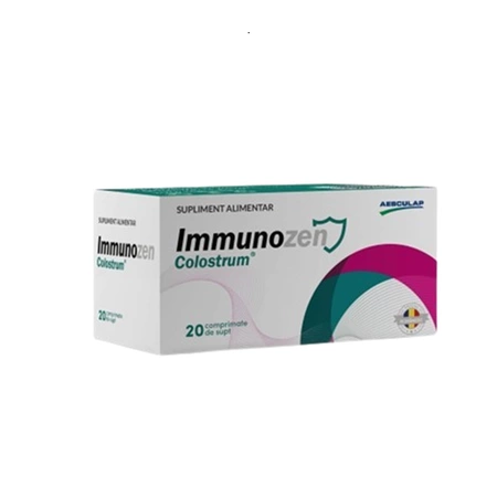 Vitamine si suplimente - IMMUNOZEN COLOSTRUM * 20 CPR MASTICABILE, farmacom.ro