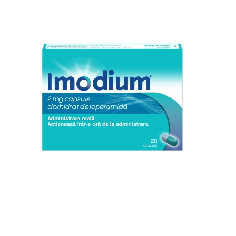 Medicamente OTC - fara reteta - IMODIUM 2 MG * 20 CAPSULE, farmacom.ro