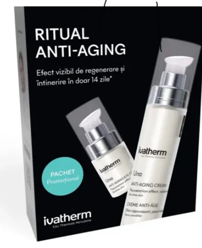 Fata - IVATHERM PACHET UNA CREMA ANTI-AGING +CREMA CONTUR OCHI REDUCERE 75% LA AL DOILEA PRODUS, farmacom.ro