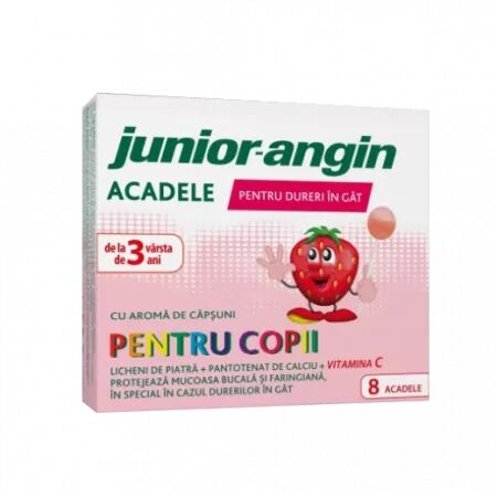 Vitamine si suplimente alimentare pentru copii - JUNIOR ANGIN * 8 ACADELE, farmacom.ro