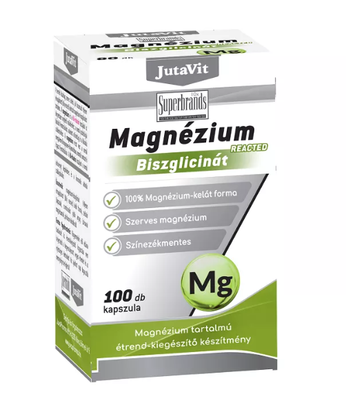Suplimente alimentare - JUTAVIT BISGLICINAT DE MAGNEZIU * 100 CAPSULE, farmacom.ro