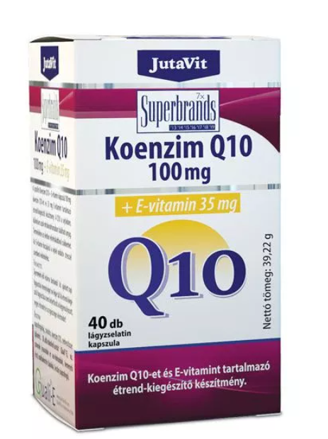 Suplimente, Produse naturiste, Vitamine si Minerale - JUTAVIT COENZIMA Q10 100 MG+VIT.E 35 MG * 40 CPS MOI, farmacom.ro