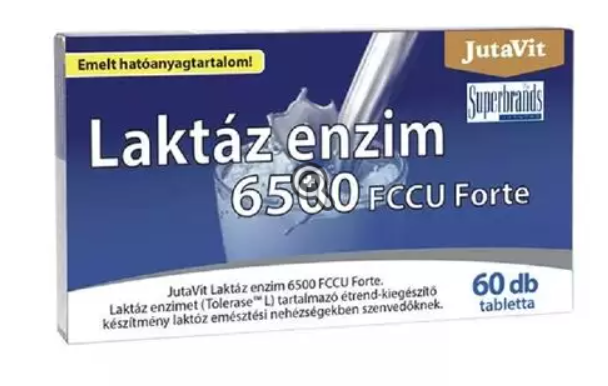 Suplimente alimentare - JUTAVIT ENZIMA LACTAZA 6500 FCCU * 60 COMPRIMATE, farmacom.ro