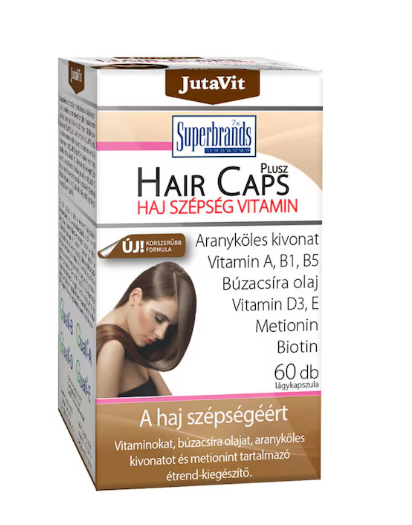 Suplimente alimentare - JUTAVIT HAIR CAPS PLUS * 60 CAPSULE MOI, farmacom.ro