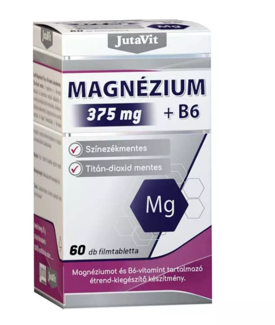 Suplimente alimentare - JUTAVIT MAGNEZIU 375 MG + B6 * 60 TABLETE, farmacom.ro