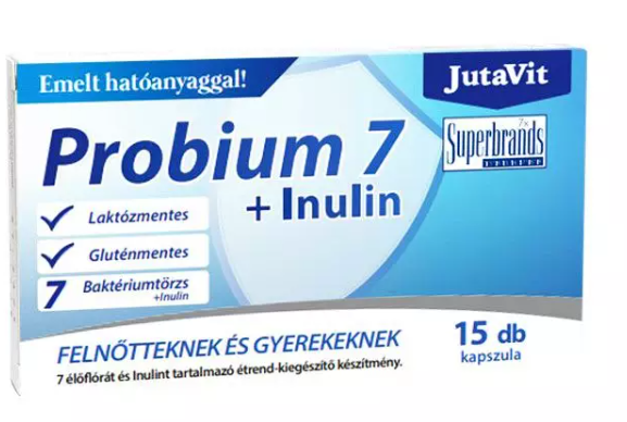 Suplimente alimentare - JUTAVIT PROBIUM 7 + INULINA * 15 CPS, farmacom.ro