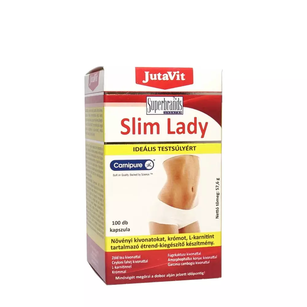Suplimente pentru slabit - JUTAVIT SLIM LADY * 100 CPS, farmacom.ro