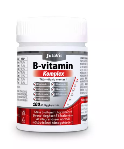Suplimente alimentare - JUTAVIT VITAMINA B COMPLEX * 100 CAPSULE MOI, farmacom.ro