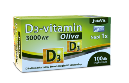 Suplimente alimentare - JUTAVIT VITAMINA D3 2000 ULEI DE MASLINE * 100 CPS, farmacom.ro