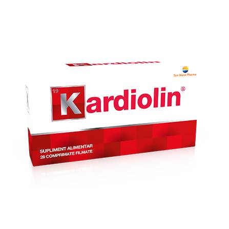 Afectiuni cardio-vasculare - Kardiolin, 28 comprimate filmate, Sun Wave Pharma, farmacom.ro