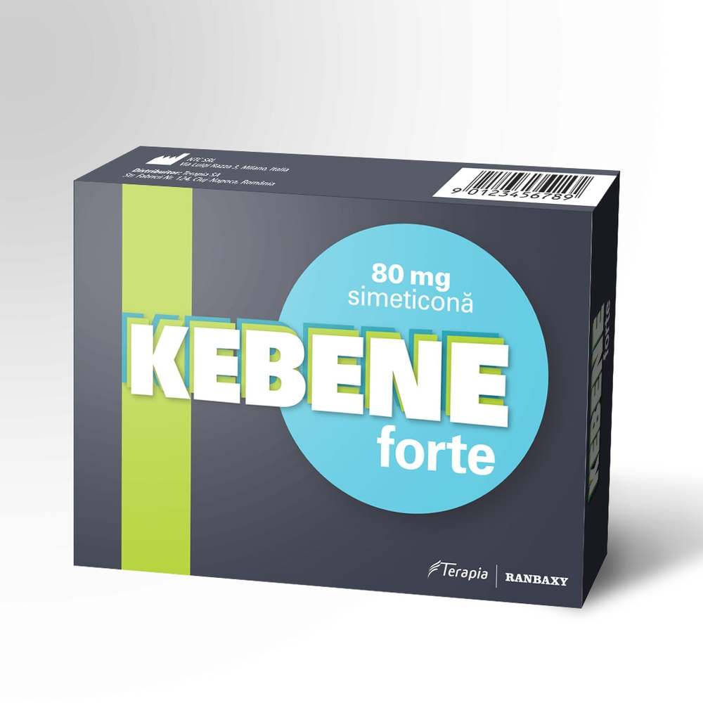 Tulburari digestive, hepatice si biliare - KEBENE FORTE 80 MG, 25 CAPSULE,TERAPIA, farmacom.ro