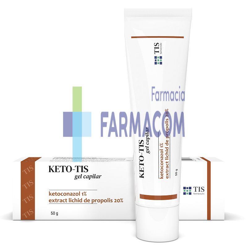 Medicamente fara reteta (OTC) - Keto-Tis gel capilar, 50 g, Tis, farmacom.ro