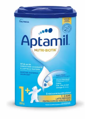 Mama si copilul - Lapte praf Aptamil Nutri Biotik 1+, 1-2 ani, 800 g, farmacom.ro