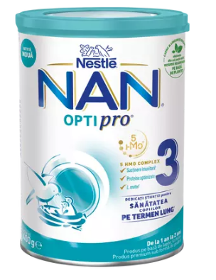 Mama si copilul - LAPTE PRAF NAN 3 OPTIPRO HM-O * 400 G, farmacom.ro