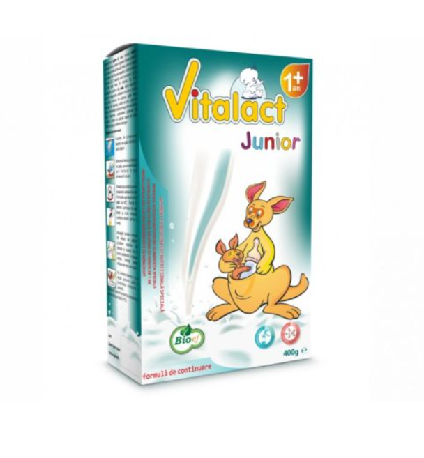 Mama si copilul - LAPTE PRAF VITALACT JUNIOR 1+ * 400 G, farmacom.ro