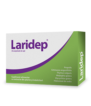 Raceala si gripa - LARIDEP * 30 CPR DE SUPT, farmacom.ro