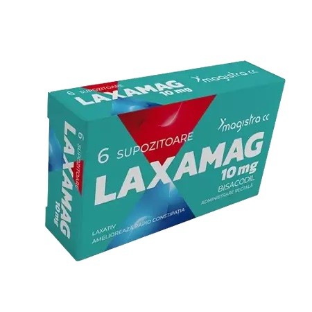 Medicamente fara reteta (OTC) - LAXAMAG 10 MG * 6 SUP, farmacom.ro