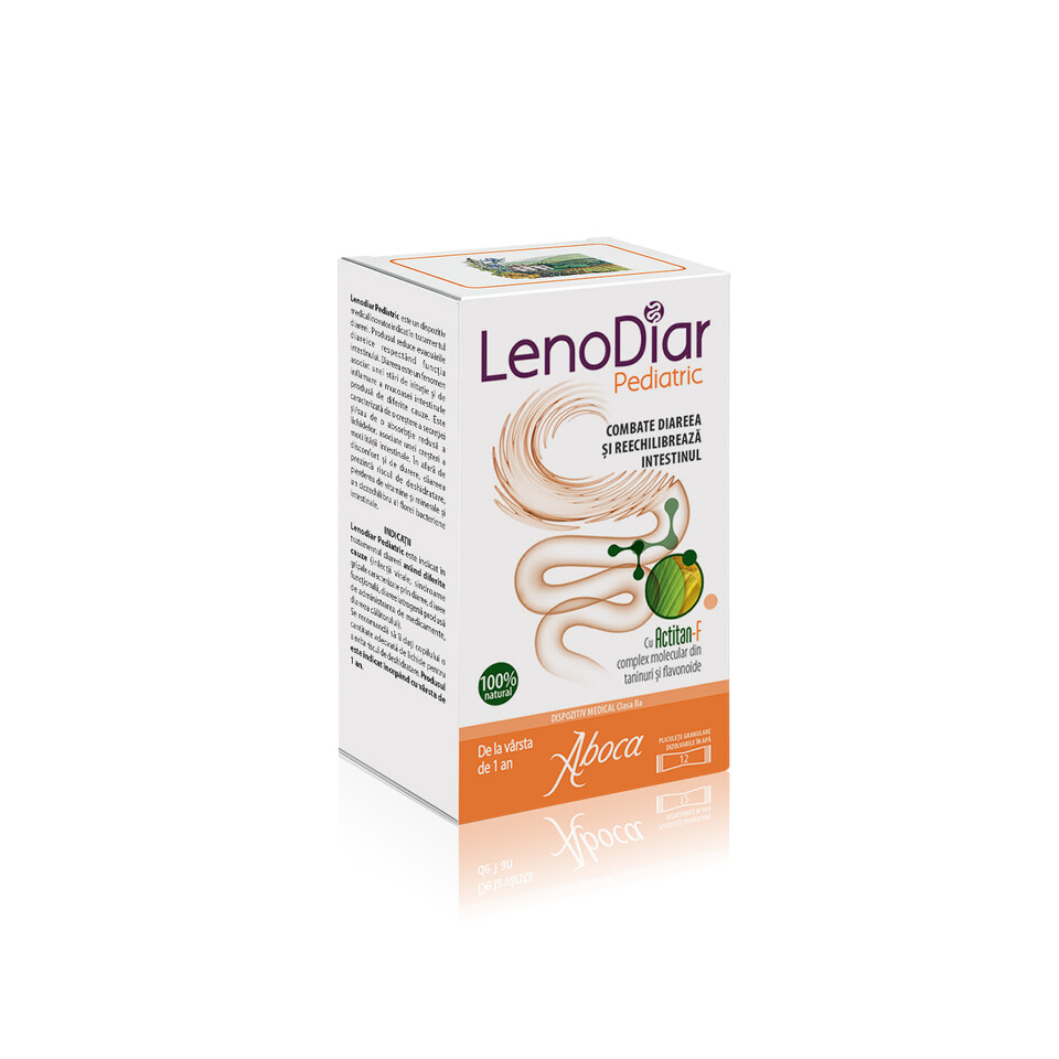 Vitamine si suplimente alimentare pentru copii - LENODIAR PEDIATRIC * 12 PLIC, farmacom.ro