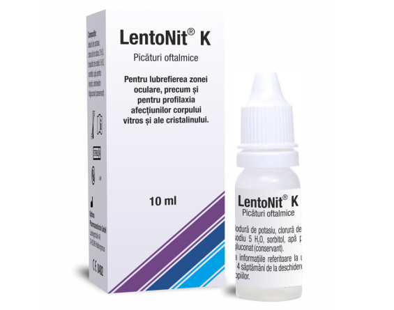 Ingrijirea ochilor - LENTONIT K PICATURI OFTALMICE * 10 ML, farmacom.ro
