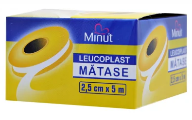 Aparatura si dispozitive medicale - LEUCOPLAST MATASE MINUT 2.5 CM * 5 M, farmacom.ro