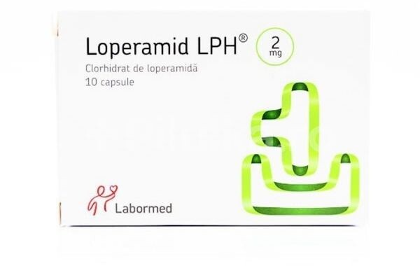 Medicamente fara reteta (OTC) - LOPERAMID 2 MG * 10 CPS  LABORMED, farmacom.ro