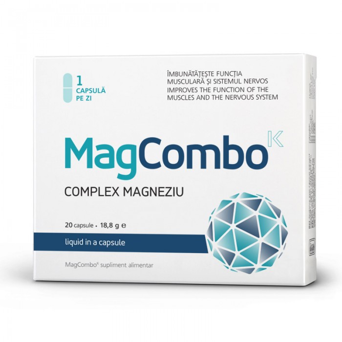 Pastile pentru somn si stres - MAGCOMBO * 20 CAPSULE, farmacom.ro