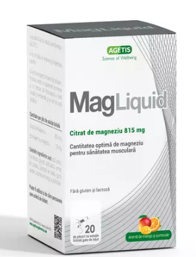 Vitamine si suplimente - MAGLIQUID CITRAT DE MAGNEZIU 815 MG SOL DE BAUT * 20 PLIC, farmacom.ro