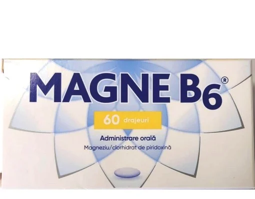 Medicamente fara reteta (OTC) - MAGNE B6 * 60 DRJ, farmacom.ro