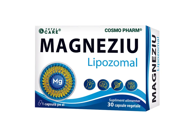 Vitamine si minerale - MAGNEZIU LIPOZOMAL* 30 CAPSULE, COSMOPHARM, farmacom.ro