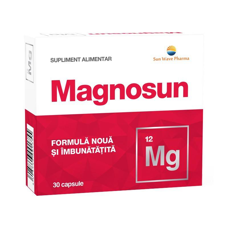 Vitamine si minerale - MAGNOSUN X 30 TABLETE – SUPLIMENT CU MAGNEZIU, farmacom.ro