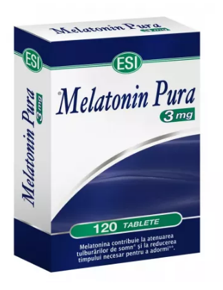 Vitamine si suplimente - MELATONINA PURA 3 MG * 120 TB, farmacom.ro