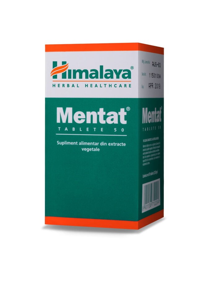 Memorie si concentrare - MENTAT * 50 CPR, farmacom.ro