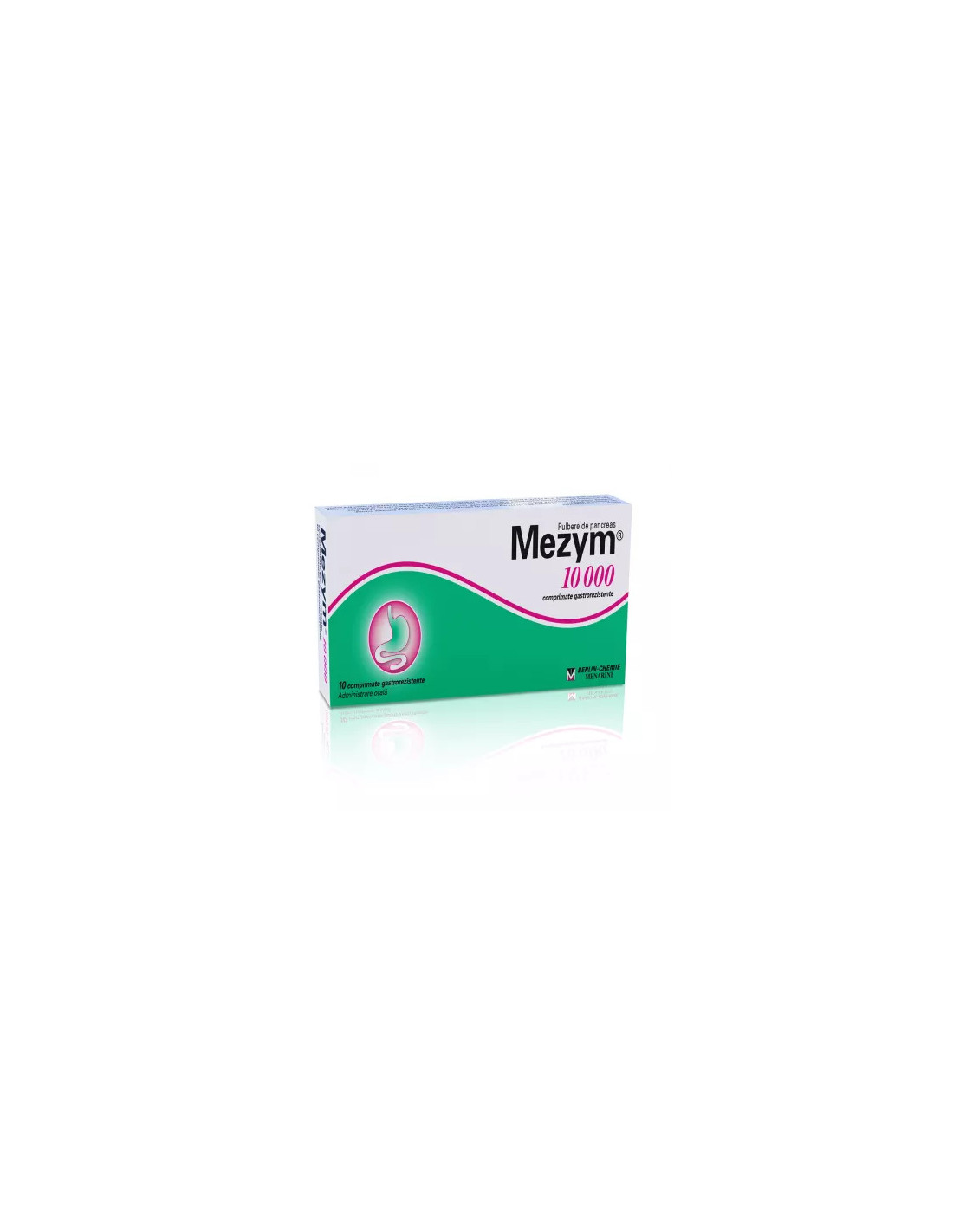 Medicamente fara reteta (OTC) - MEZYM 10000 UI * 10 CPR GASTROREZ, farmacom.ro