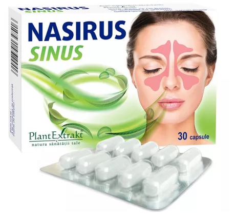 Vitamine si suplimente - Nasirus Sinus, 30 capsule, Plant Extrakt, farmacom.ro