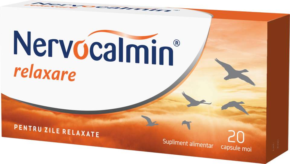 Stres si somn - NERVOCALMIN RELAXARE X 20 CAPSULE, farmacom.ro