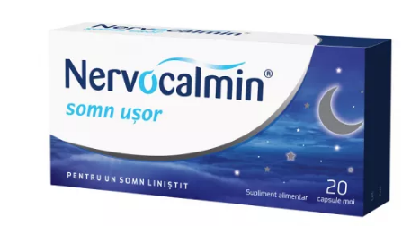 Vitamine si suplimente - NERVOCALMIN SOMN USOR * 20 CPS MOI*, farmacom.ro