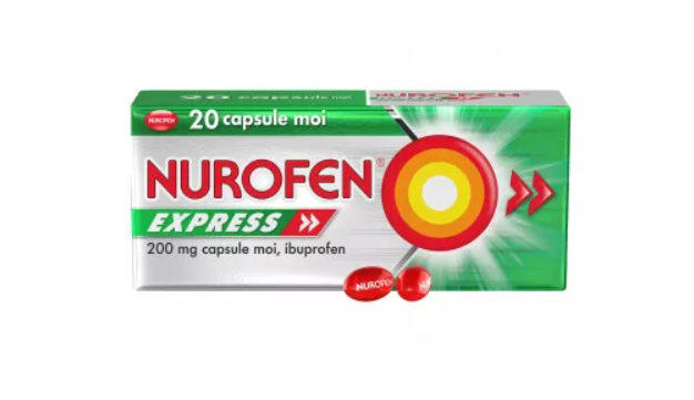 Medicamente fara reteta (OTC) - NUROFEN EXPRESS 200 MG * 20 CAPSULE MOI RECKITT, farmacom.ro