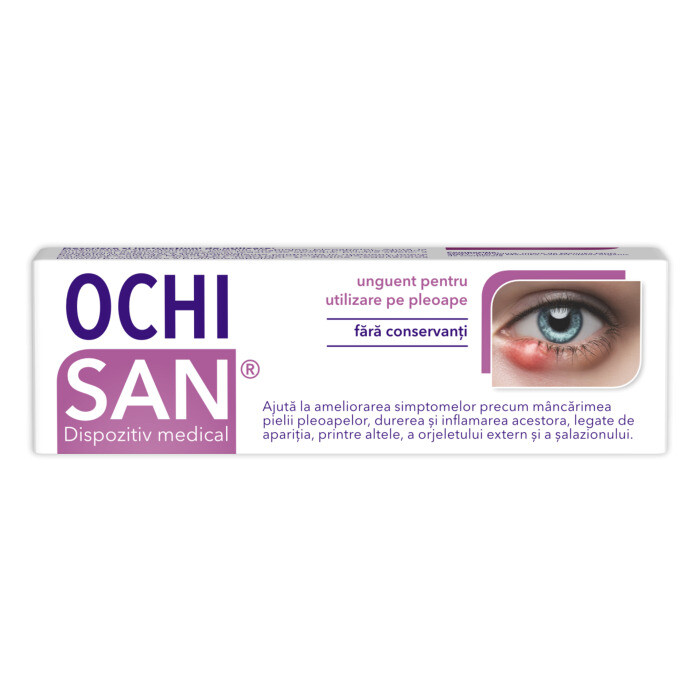 Oftalmologie - OCHISAN PENTRU URCIOR SI CHALAZION * 15 G UNGUENT, farmacom.ro