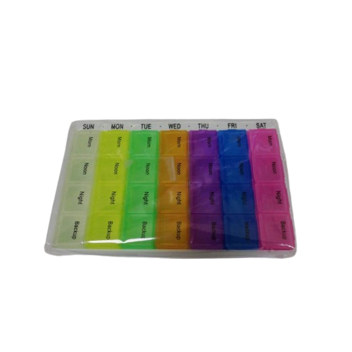 Produse tehnico-medicale - ORGANIZATOR MEDICAMENTE SAPTAMANAL CU SEPARATOR 19025, farmacom.ro