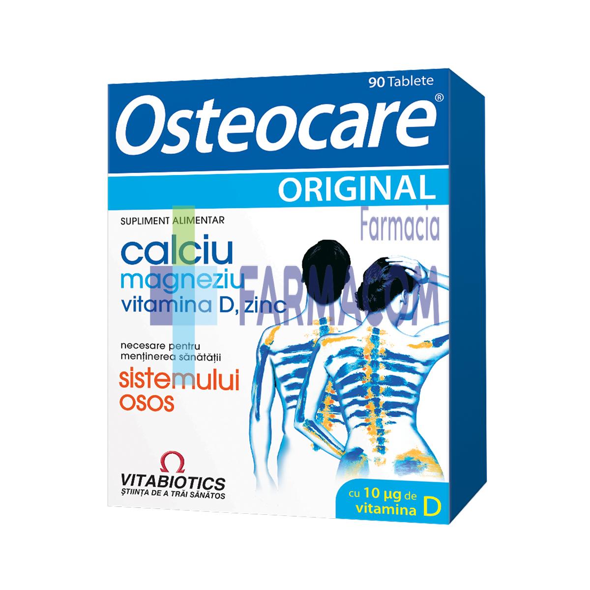 Afectiuni osteo-articulare - Osteocare Original, 90 comprimate, Vitabiotics, farmacom.ro