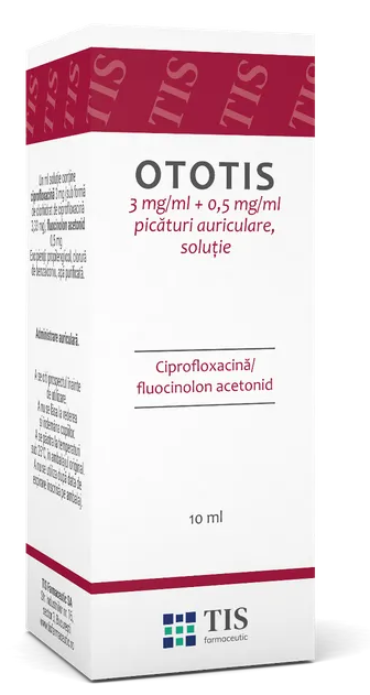 Medicamente fara reteta (OTC) - OTOTIS * 10 ML SOL AURICULARA, farmacom.ro