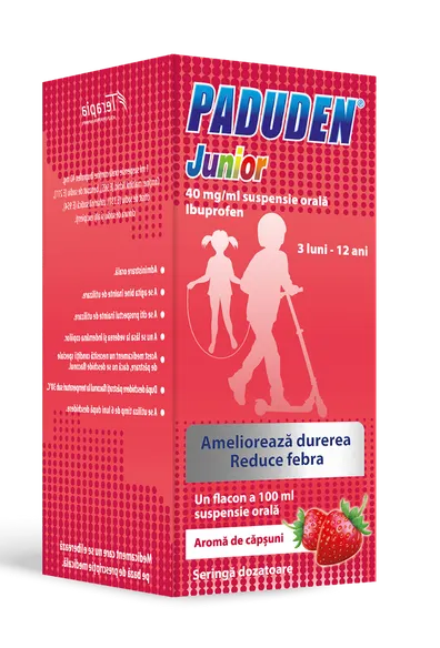 Medicamente fara reteta (OTC) - PADUDEN JUNIOR 40 MG / ML SUSP. ORALA * 100 ML, farmacom.ro