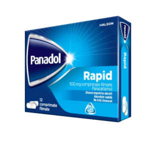 Medicamente fara reteta (OTC) - PANADOL RAPID 500MG * 12 COMPRIMATE, farmacom.ro
