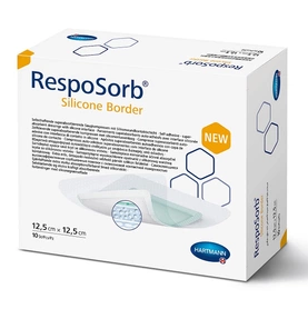 Aparatura si dispozitive medicale - Resposorb Silicon pansament 12.5x12.5 cm, 10 buc, Hartman, farmacom.ro