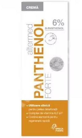 Frumusete si ingrijire - Panthenol Crema Forte 6%, 30 g, farmacom.ro