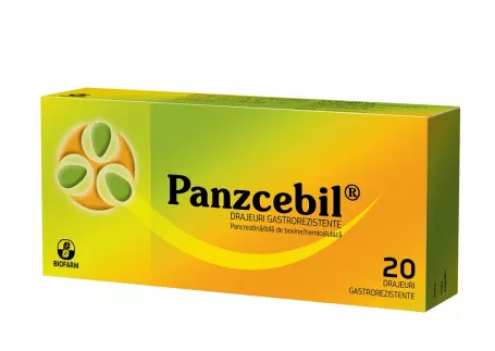 Medicamente fara reteta (OTC) - PANZCEBIL * 20 DRAJEURI, farmacom.ro